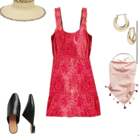 Banana Republic Ruffle Fit-and-Flare Dress - Picture 4 of 12